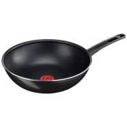 Tefal First Cook 28cms Wok Pan B3041902- Black