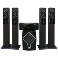 Golden Tech GT-703 5.1 Channel Multimedia Speaker System/Sub-woofer - Black