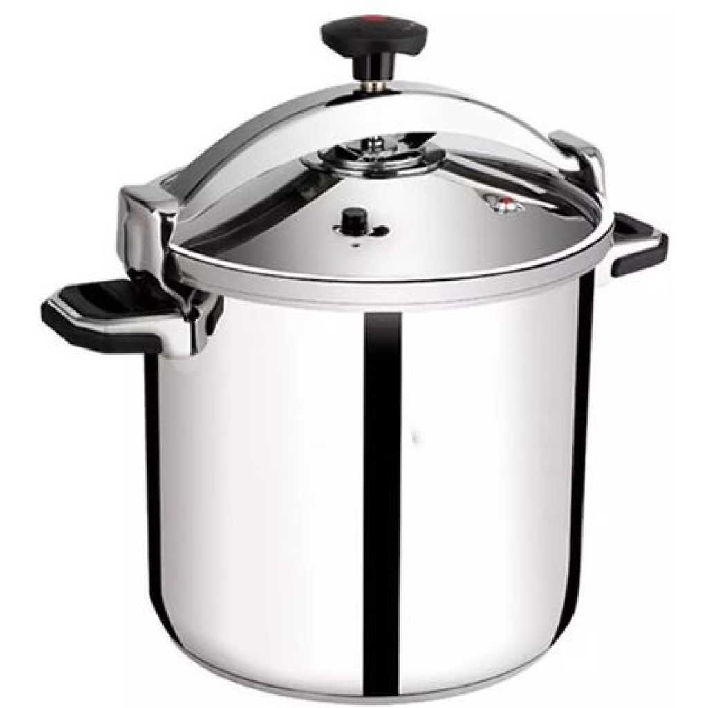 HTH 30L HTH Pressure Cooker Saucepan - Silver.