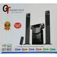 Golden Tech GT-603 Multimedia Speaker System /Subwoofer - Black