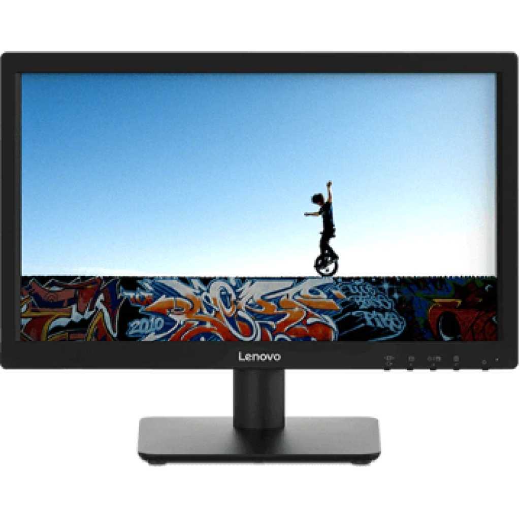 Lenovo D19-10 WLED Monitor (18.5-inch) - Black