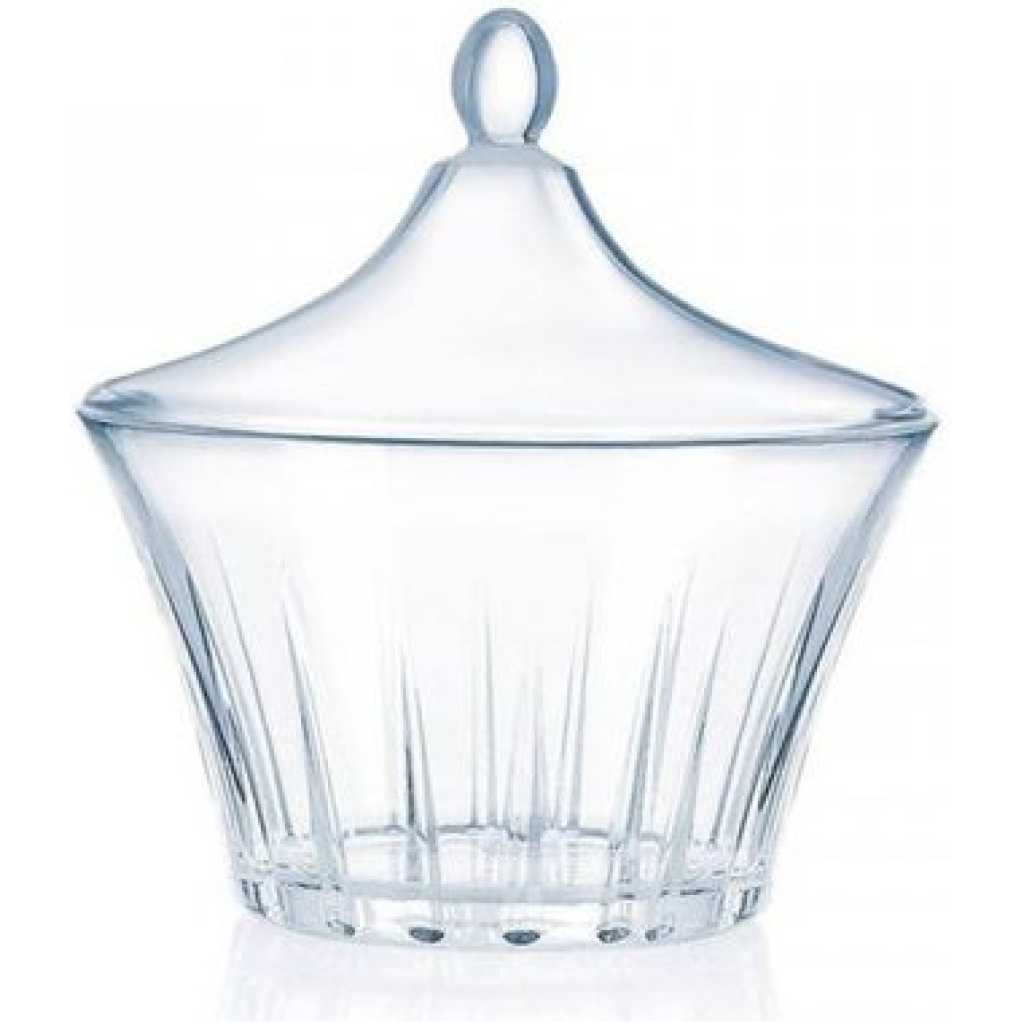 Luminarc Lance Glass Sugar Bowl Dish with lid – Colorless Bowls TilyExpress