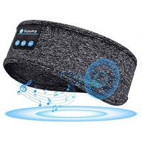 Sleep Wireless, Bluetooth Sports Headband Headphones With Ultra-Thin HD Stereo Speakers, Grey