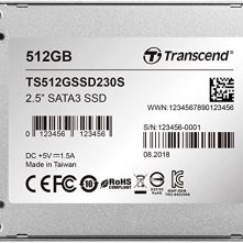 Transcend TS256GSSD230S 512GB SATA III 6Gb/s SSD230S 2.5" Solid State Drive