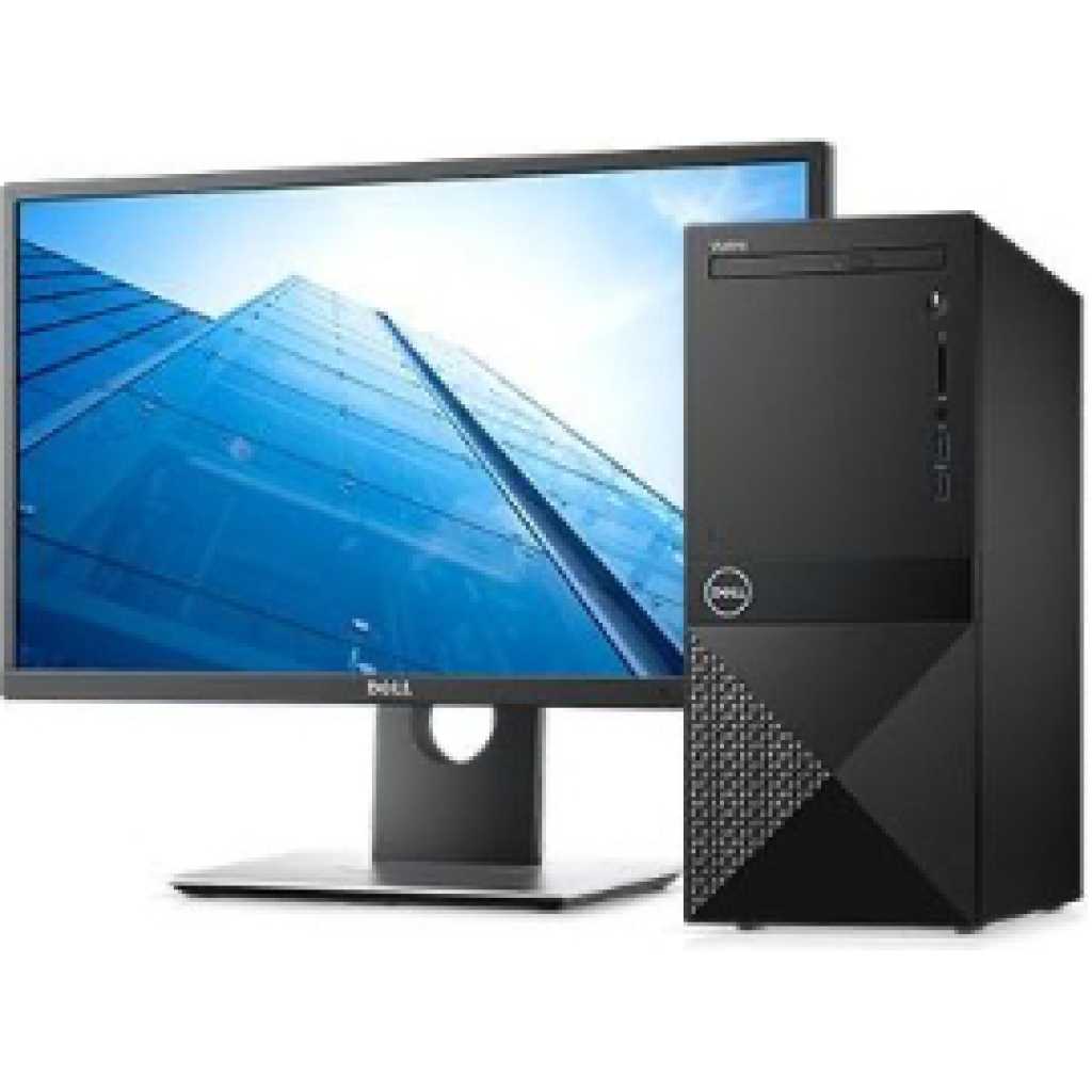 Dell Vostro 3670 Desktop (Pentium,3670 4GB, 1TB) with 18.5-inch Monitor Desktop Computer -Black