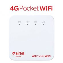 Airtel 4G Pocket Wifi MiFi With 15GB Data And a Free Airtel Simcard – White Routers TilyExpress