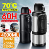 4L Stainless Steel Thermos Bottle Travel Water Kettle Vacuum Flask, Silver Vacuum Flask TilyExpress