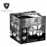 Kaisa Villa 6 Pieces Of Stainless Steel Saucepans Cookware Induction Pots, Silver