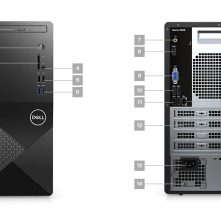 Dell Vostro 3888 i3 Desktop Computer (i3 10100, 4GB, 1TB) with 18.5-inch Monitor -Black Desktops TilyExpress