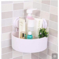 1Pc Corner Triangle Shelf Bathroom Kitchen Storage Rack, Color May Vary