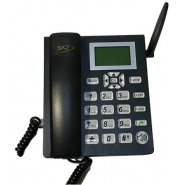 SQ Mobile SQ LS-820 Dual Sim Gsm Wireless Landline Desktop Phone – Black Cell Phones