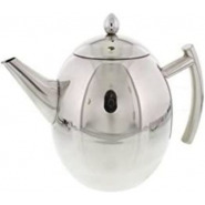 1Liter Egg Shaped Stainless Steel Teapot Kettle With Infuser Filter- Silver. Teapot Warmers TilyExpress 2