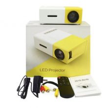 Mini Portable Smartphone Pocket Projector HDMI-Compatible AV USB HD 1080p Video Media Player For Home Theater PC Laptop, Yellow. Projectors