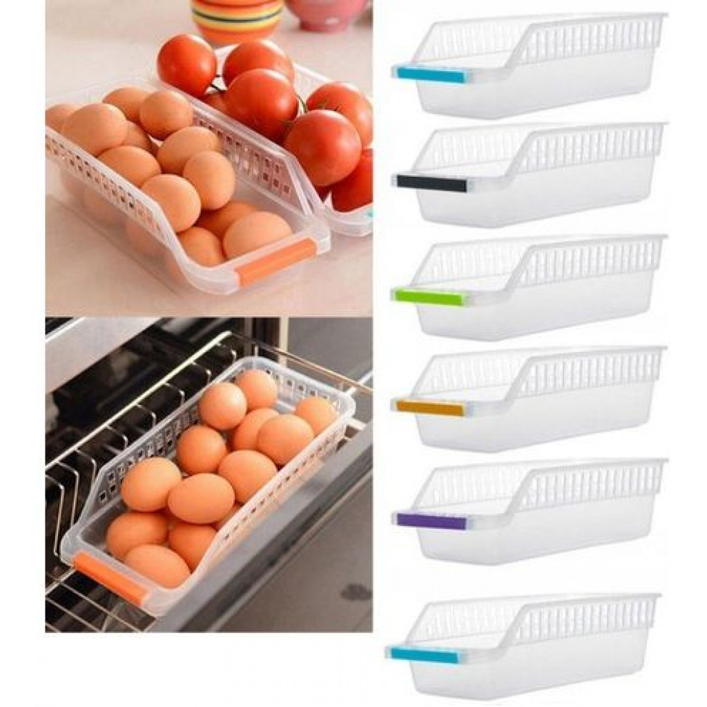 4 Pack Refrigerator Storage Organiser Box, Drawers, Pantry Container, Clear Food Savers & Storage Containers TilyExpress