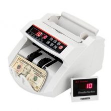 Automatic Money Cash Counting Bill Counter Bank Machine - Black/white