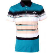 Men’s Striped Polo-Shirt – Blue, Red Men's Casual Button-Down Shirts TilyExpress 6