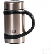 Stainless Steel Hot & Cold Travel Mug Vacuum Cup, 480ml, Silver
