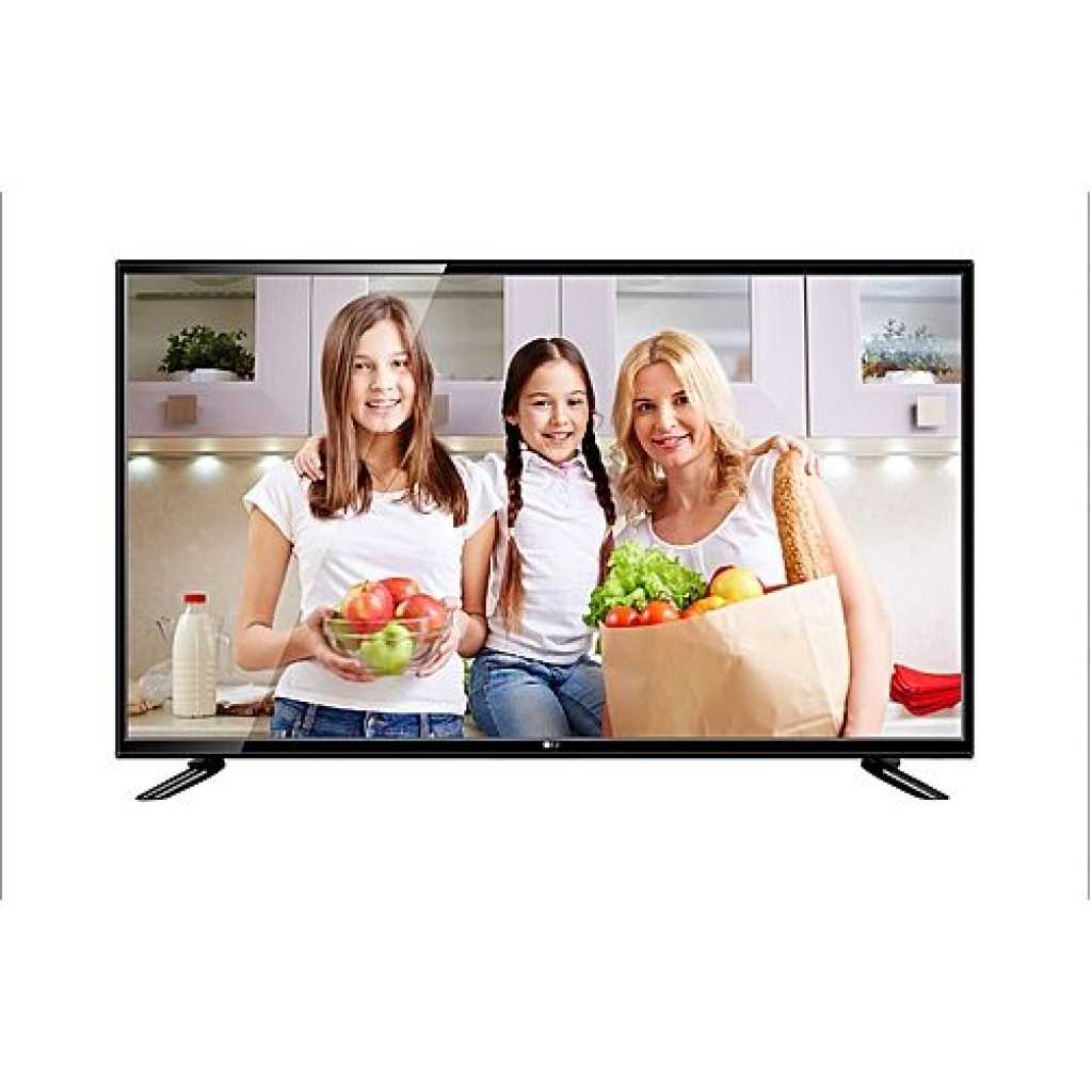 Golden Tech 24-Inch Digital TV with Inbuilt Digital Free to Air Decoder, USB & HDMI Ports – Black