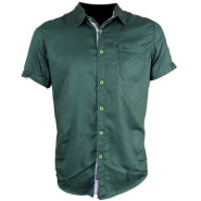 Mens Casual Formal Shirt- Green Men's Casual Button-Down Shirts