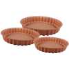 3Pc Decorative Nonstick Angel Baking Food Pie Cake Pan 28,30 & 32Cm, Copper