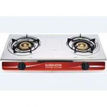 Globalstar Double Burner Gas Stove Stainless Steel – White Gas Cook Tops TilyExpress