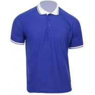 Men’s Polo Shirt – Blue, White Men's T-Shirts