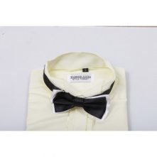 Men’s Long Sleeved Designer Shirts – Cream Men's Casual Button-Down Shirts