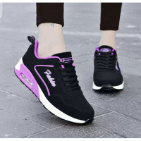 Women Fashion Sneakers Black/Purple/White