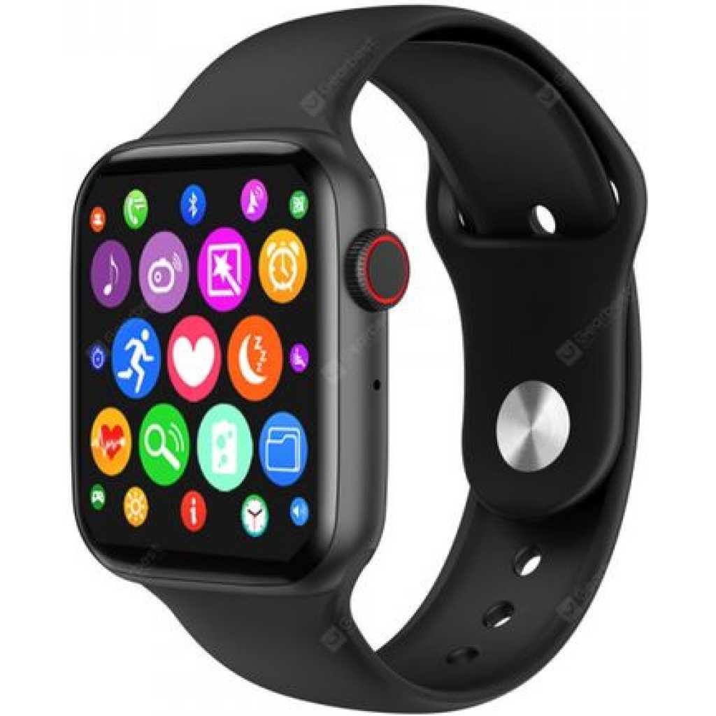 Smart Health and Smart Watch with Android and iOS - Black - TilyExpress Uganda