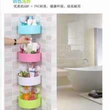 1Pc Corner Triangle Shelf Bathroom Kitchen Storage Rack, Color May Vary Bathroom Storage & Organization TilyExpress