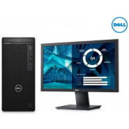 Dell OptiPlex 3080 i3 MT Desktop (i3 10100, 4GB, 1TB) with 18.5-inch Monitor Desktop Computer - Black