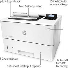 HP Monochrome LaserJet Pro M501dn Printer with HP JetAdvantage Security Printer -White