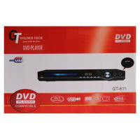 Golden Tech DVD Player With HDMI Port GT-611,100-240V- 50/60Hz 25W With 1.5M HDMI Cable - Black
