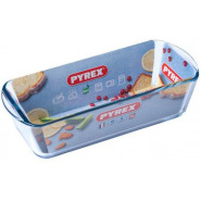 Pyrex Glass Loaf Pan Mould Dish For Baking Bread, Colourles