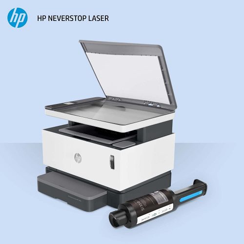 HP Neverstop 1200wPrinter, Print, Copy, Scan, WiFi Laser Printer, Mess Free Reloading, Save Upto 80% on Genuine Toner, 5X Print Yield