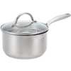 1.9L Stainless Steel Saucepans Cookware Pot- Silver