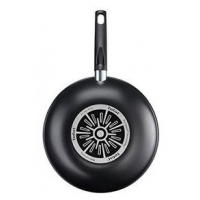 Tefal First Cook 28cms Wok Pan B3041902- Black