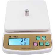 Multipurpose Digital Kitchen Weighing Scale With Max Capacity Of 10Kg- White