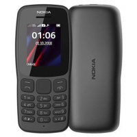 Nokia 106 1.8'' Inches 4MB RAM 4MB ROM Dual Sim Phone - Dark Grey