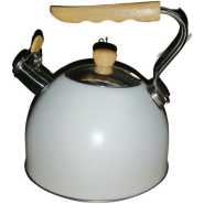 Kaisa Villa 2.5 Litres Whistling Tea Boiling Kettle - White