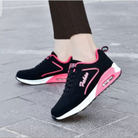 Women's Fashion Sneakers Black/ Pink