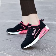 Women’s Fashion Sneakers Black/ Pink Women's Fashion Sneakers TilyExpress