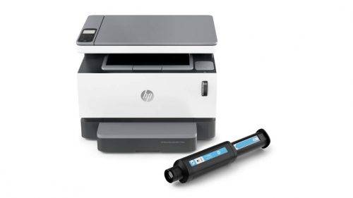 HP Neverstop 1200wPrinter, Print, Copy, Scan, WiFi Laser Printer, Mess Free Reloading, Save Upto 80% on Genuine Toner, 5X Print Yield