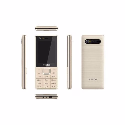 Tecno T466 Tripple SIM 2.4" 4MB RAM 4MB ROM 2500mAH - Gold