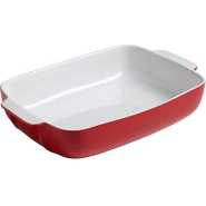 Pyrex Rectangle Ceramic Oven Serving Baking Dish 30 X 22Cm- Red