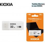KIOXIA 32GB TransMemory U301 USB Flash Drive – White