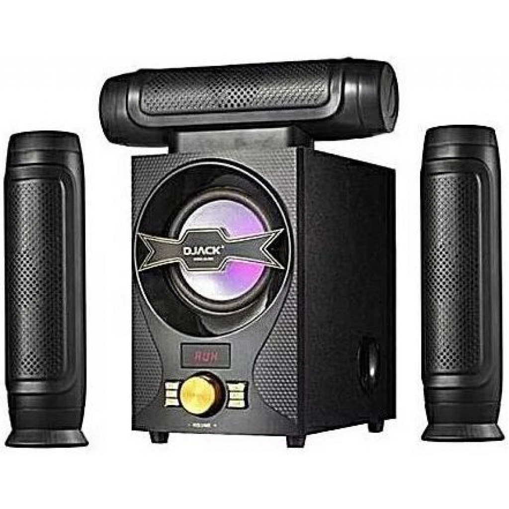 Djack DJ-503 Powerful 3.1 X-Bass Bluetooth Home Theater System - Black