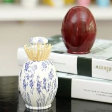 Automatic Multi-Design Egg Plastic Toothpick Holder Dispenser bottle, Multi-Colours Toothpick Holders TilyExpress