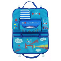 1 Piece Of Multi-Design Kids Car Back Seat Organizer, Blue