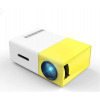 Mini Portable Smartphone Pocket Projector HDMI-Compatible AV USB HD 1080p Video Media Player For Home Theater PC Laptop, Yellow.